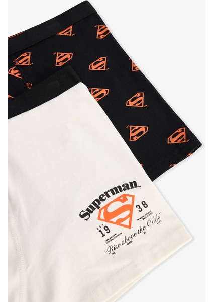 Erkek Superman Puantiye Desenli 2'li Boxer fiyatları