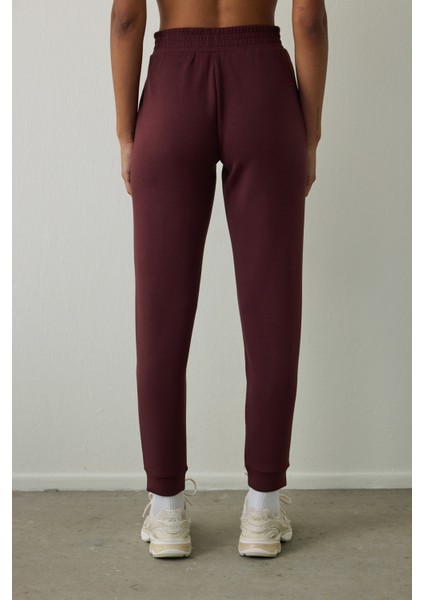 Bordo Silky Feel Cepli Jogger Eşofman Altı indirimleri