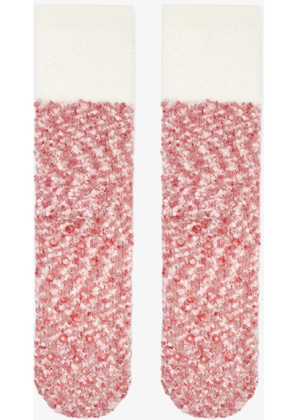 Kırık Beyaz Sleepy Bunny Tavşan Nakışlı Patik Çorap fiyatları