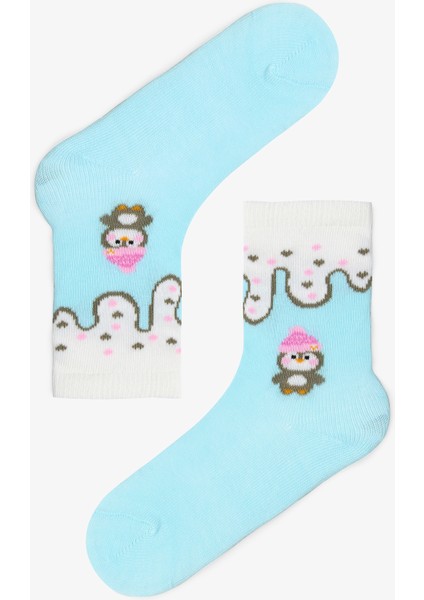 Kız Çocuk Icy Friends 3'lü Soket Çorap modelleri