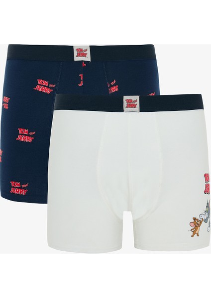Erkek Pamuklu Jerry 2'li Boxer