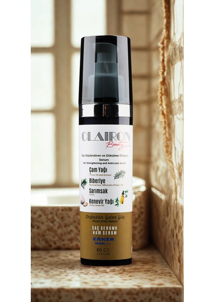 Çam Biberiye Sarımsak Kenevir Yağlı Erkek Serum 80 cc