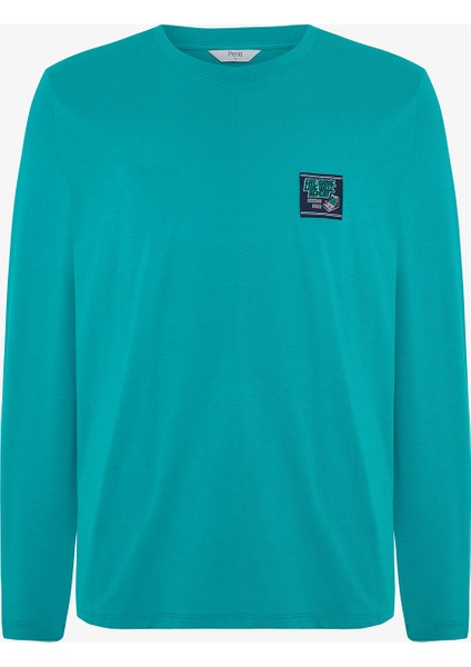 Erkek Super Slogan Baskılı Bisiklet Yaka Pamuklu Pijama Takımı fiyatları