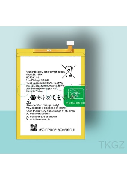 - Infinix S5 - BL-39LX - Batarya Pil Orijinal Sıfır