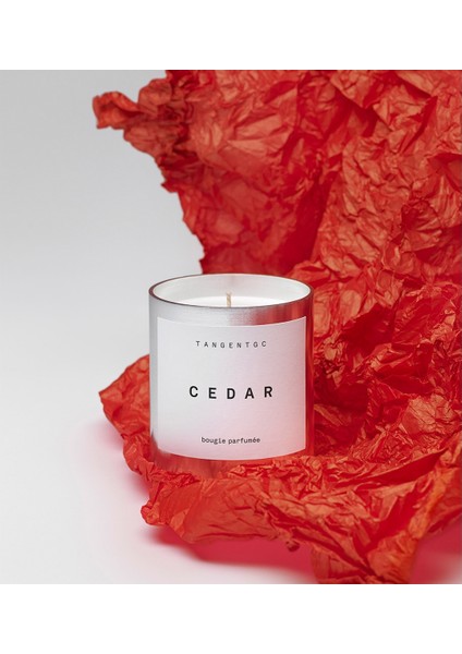 Cedar Parfümlü Gıda Kandeleyi Doğal Soja Wax Içinde Zedern Parfümü modelleri