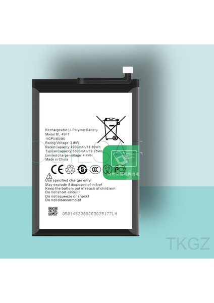 - Tecno Spark 5 - BL-49FT - Batarya Pil Orijinal Sıfır