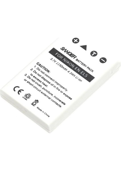 ,nikon ile Uyumlu En-El5, fotoğraf Makinesi Bataryası.