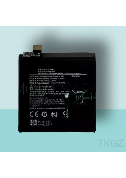 - Oneplus 7t Pro Batarya Pil Orijinal Sıfır