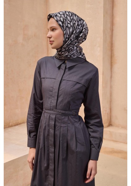 Tivil Saf İpek Eşarp 4103 - 84 Siyah Karışık Desen fiyatları