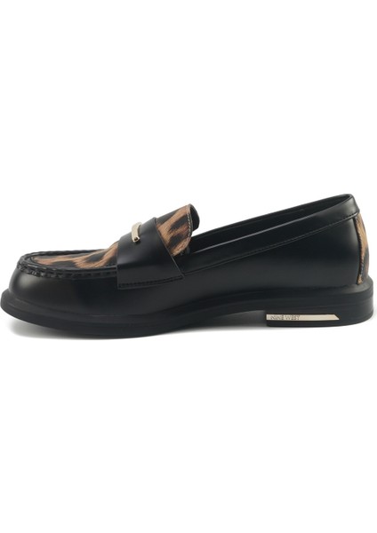 Tıada5 5pr Leopar Kadın Loafer modelleri