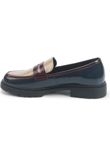 Popup 5pr Lacivert Kadın Loafer modelleri