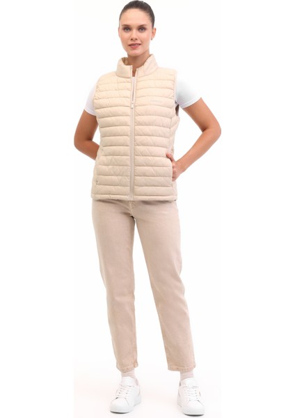 Wl 4WB 4SN34 5pr Ekru Kadın Yelek modelleri