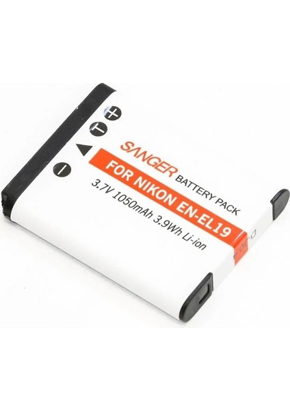 ,nikon ile Uyumlu EN-EL19, FOTOĞRAF Makinesi Bataryası.