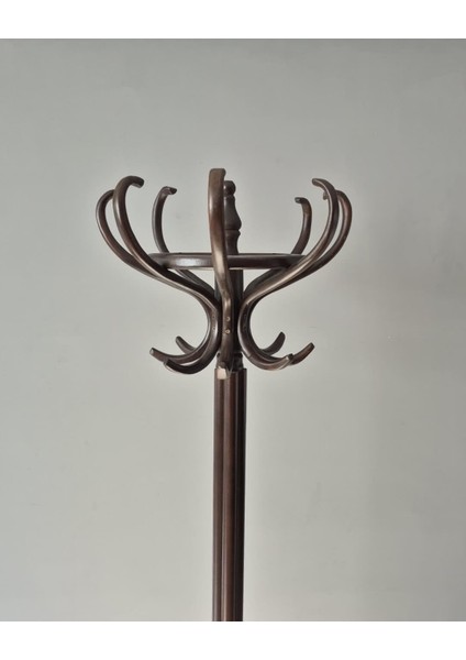 Ahşap Askılık - Tonet Ayaklı Askılık 8'li - Ceket Elbise Portmanto Askılık (Değiştirilebilir Renk) fiyatları