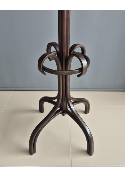 Ahşap Askılık - Tonet Ayaklı Askılık 8'li - Ceket Elbise Portmanto Askılık (Değiştirilebilir Renk) fırsatları