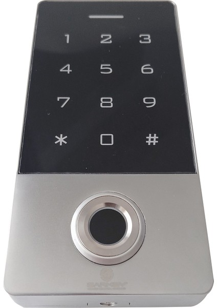 SR-212 Em-W Metal Kasa, Kart-Şifre-Parmak Izi Özellikli Biyometrik Cihaz (125 Khz)