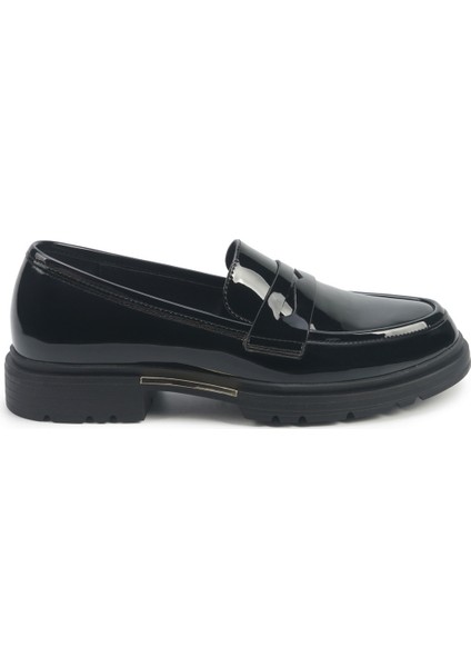Popup 5pr Siyah Kadın Loafer