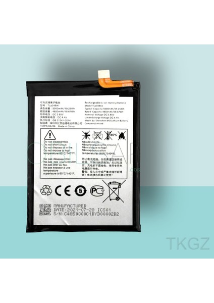 - Tcl 20SE - TLP-048A1 - Batarya Pil Orijinal Sıfır