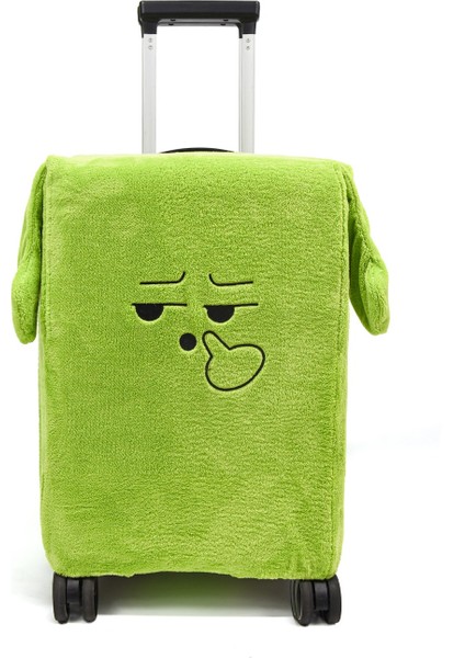 Peluşçu Dayı Şaşkın Şaşkın Yüz Desenli Bavul-Valiz Koruyucu Kılıf | Seyahatlere Neşe Katın fırsatları
