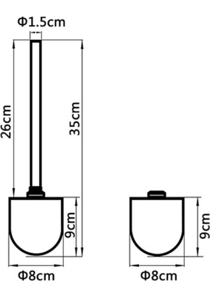 Beyaz Metal Saplı Tuvalet Fırçası, Klozet ve Wc Temizliği Için Yedekli Set fiyatları