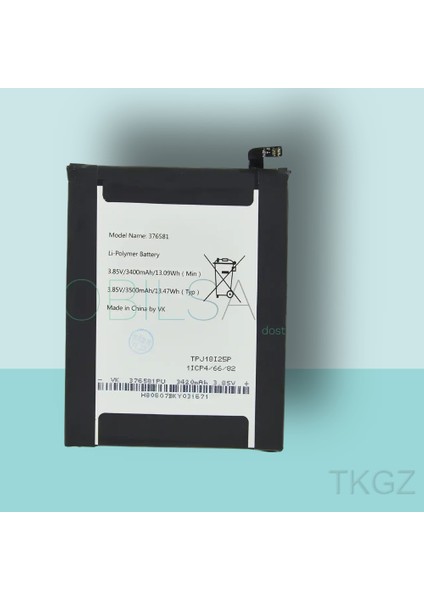 - Casper Vıa A3 Batarya Pil Orijinal Sıfır