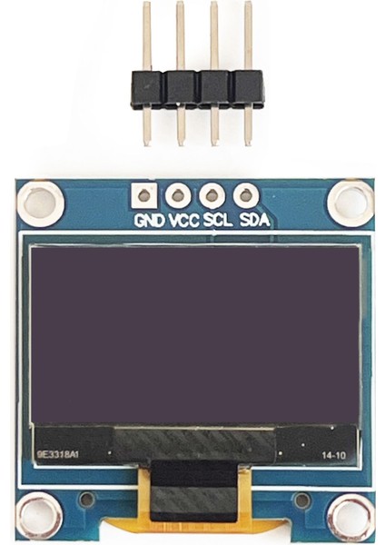 0.96" Mavi Yeşil Dual Color OLED LCD Ekran I2C Iıc fiyatları