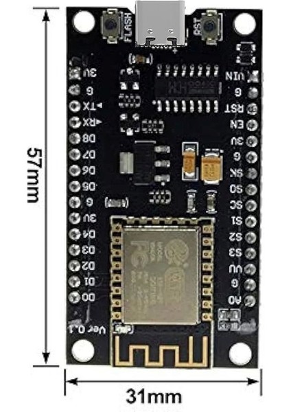 ESP8266 CH340 Nodemcu Lua Wıfı V3 Usb-C Geliştirme Kartı fırsatları
