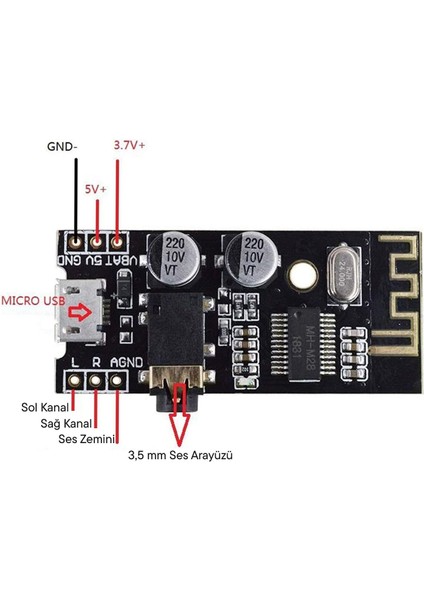 Mh-Mx8 Kablosuz Ses Modülü Audio Wireless Bluetooth Module modelleri