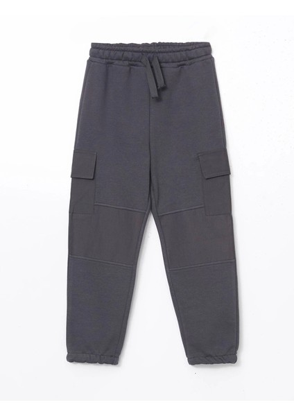 Lcw Kids Antrasit Beli Lastikli Erkek Çocuk Jogger Eşofman Altı
