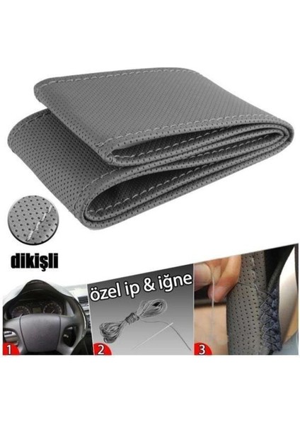 Opel Combo Direksiyon Kılıfı / Gri (27) TKNTK24