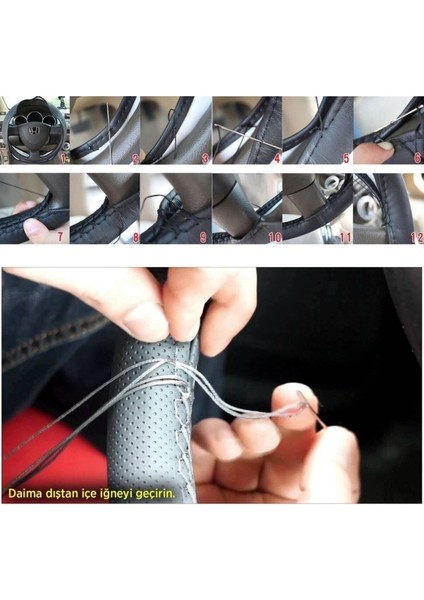 Opel Combo Direksiyon Kılıfı / Gri (27) TKNTK24 modelleri