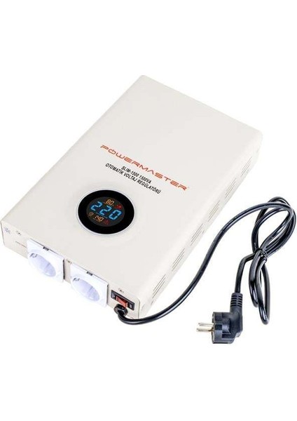 Powermaster SLIM-1500 Otomatik 1500 Watt Voltaj Kombi Regülatörü
