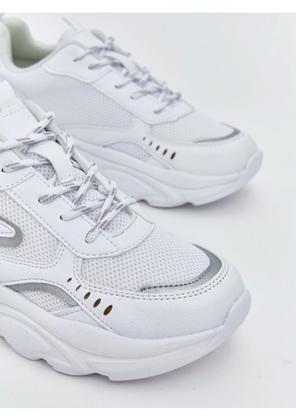Lcw Steps Beyaz Bağcıklı Kadın Spor Ayakkabı modelleri