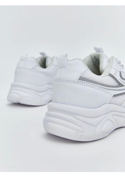 Lcw Steps Beyaz Bağcıklı Kadın Spor Ayakkabı indirimleri