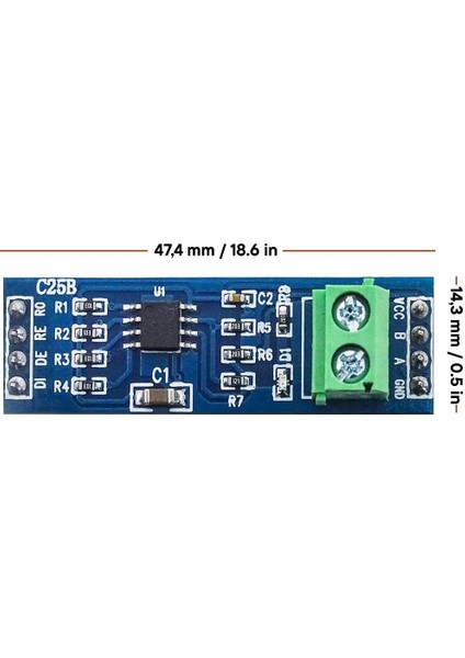 MAX485 Module RS485 Modül Ttl To RS-485 fırsatları