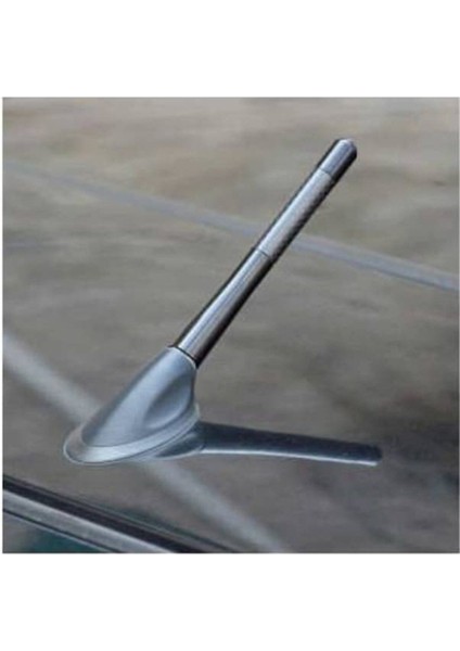Opel Corsa E Uyumlu Karbon Fiber Oto Radyo Anteni Çubuk Anten Siyah