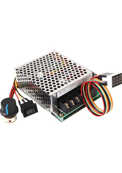 Dijital Göstergeli Takometreli Çift Yönlü Ileri Geri Dc Motor Hız Regülatörü 40A 12V24V36