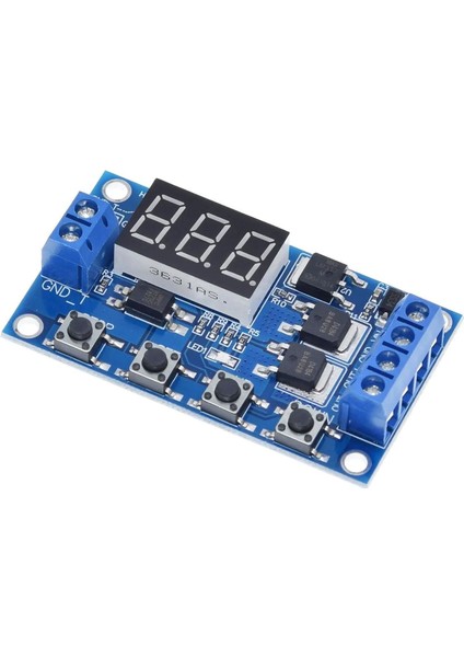 Dual Mos 12 24V Zaman Ayarlı Geciktirmeli LED Ekran Zaman Rölesi