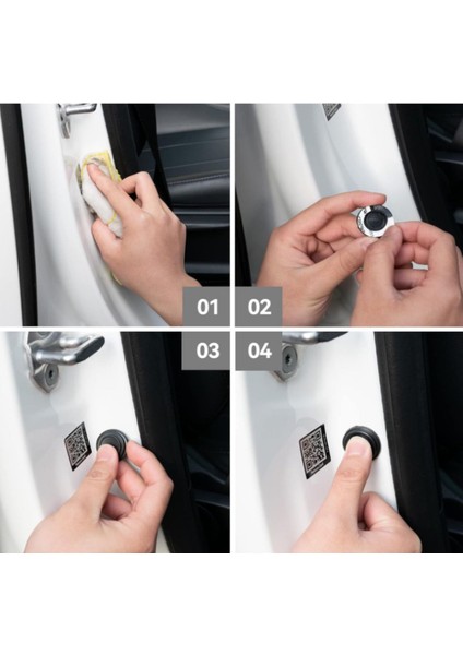 Citroen C4 Uyumlu Kapı Sesi Susturucu & Darbe Emici Pad Anti Ses Engelleme KSD148 fiyatları