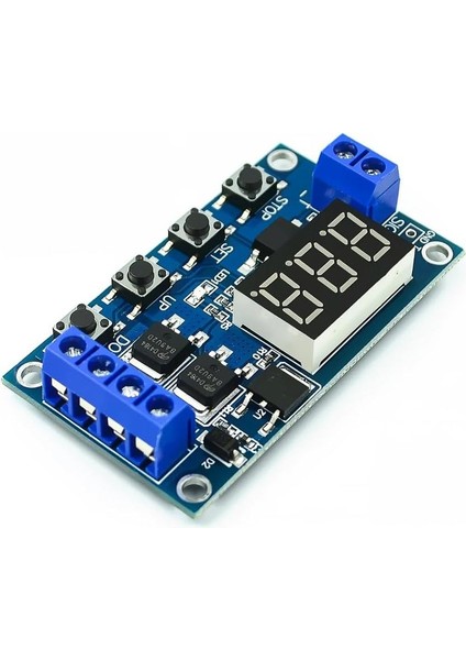 Dual Mos 12 24V Zaman Ayarlı Geciktirmeli LED Ekran Zaman Rölesi