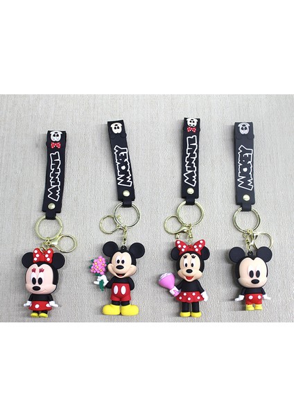 Mickey - Minnie Mouse Silikon Anahtarlık