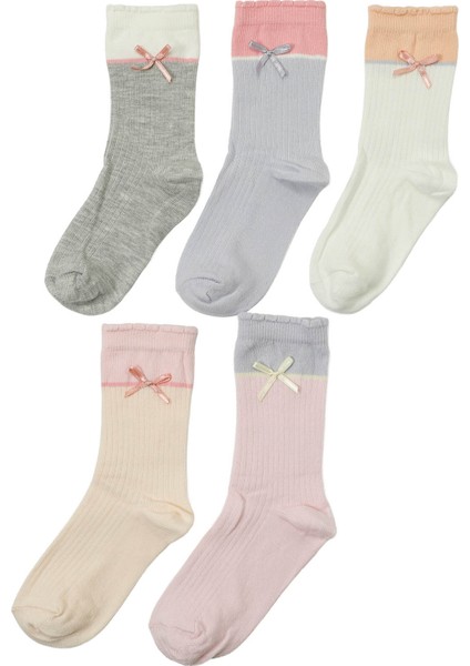 Romance 5 Lı Skt-G 5pr Çok Renkli Kız Çocuk Soket Çorap