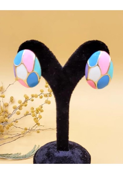 Mineli Bahar Mozaik Küpe