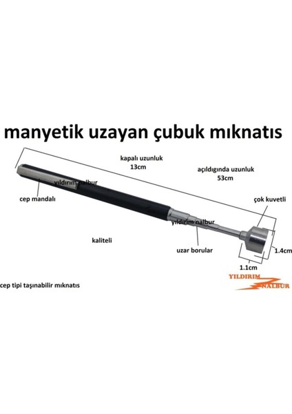 Manyetik Uzayan Çubuk Mıknatıs, Güçlü ve Uzayabilen Tamirci Mıknatıs Beyaz fiyatları