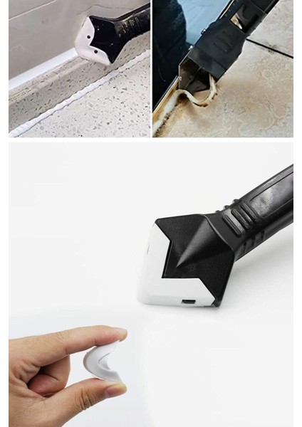 3'ü 1 Arada Fayans Derz ve Silikon Uygulama Seti, Beyaz Renkli, Kolay Kullanım fırsatları