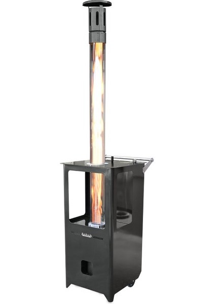 PLT01 Cam Borulu Emaye Pelet Sobası Füze Soba