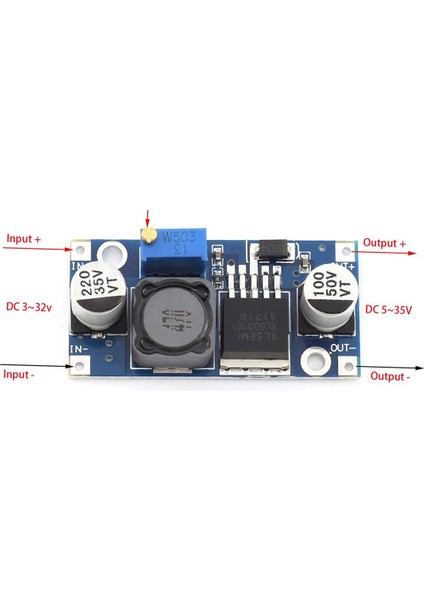XL6009 Dc-Dc Boost Güç Modülü Ayarlanabilir Çıkış Super LM2577 4A Akım fırsatları