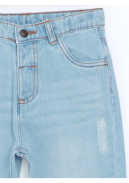 Lcw Kids Indigo Beli Lastikli Erkek Bebek Jean Pantolon fırsatları
