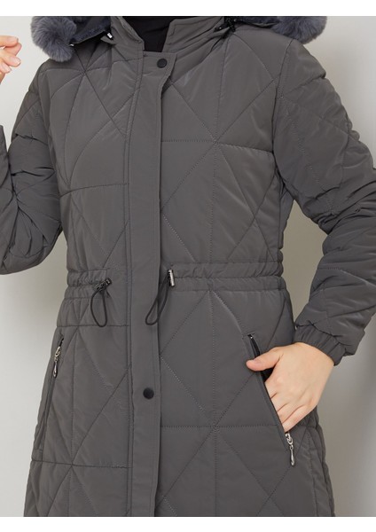 Kadın Tam Dolgulu Bel Bağcıklı Kol Lastikli Nova Kumaş Genç ve Spor Ara Boy Tesettür Mont 0216 fırsatları