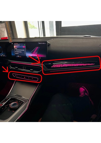Bmw 3-4, I3-I4 Serisi Lcı Kasa Uyumlu 2 Parça Kokpit-Volume Ambiyans modelleri